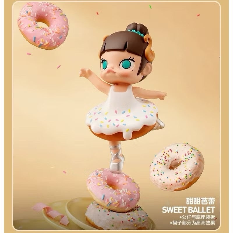 快速預購 🔥 Molly 麵包腦袋 茉莉 公仔 盲盒 確認款 隱藏 鬆軟麵包鞋 鱷魚先動的口 泡泡瑪特 popmart