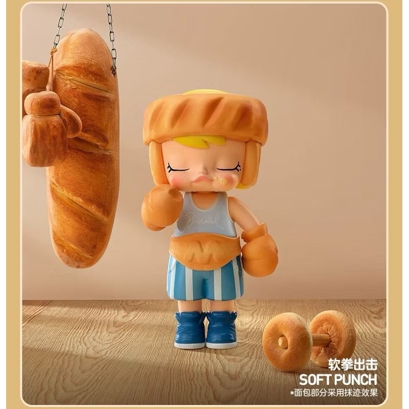 快速預購 🔥 Molly 麵包腦袋 茉莉 公仔 盲盒 確認款 隱藏 鬆軟麵包鞋 鱷魚先動的口 泡泡瑪特 popmart