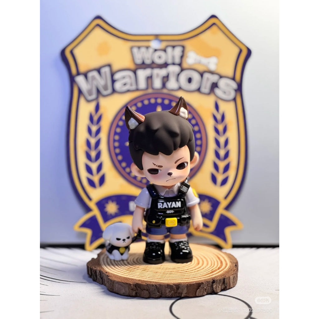 快速預購 ✅ Rayan 特警小狼 吊卡 TNT space 手辦 盲盒 公仔 擺件 萊恩 特警