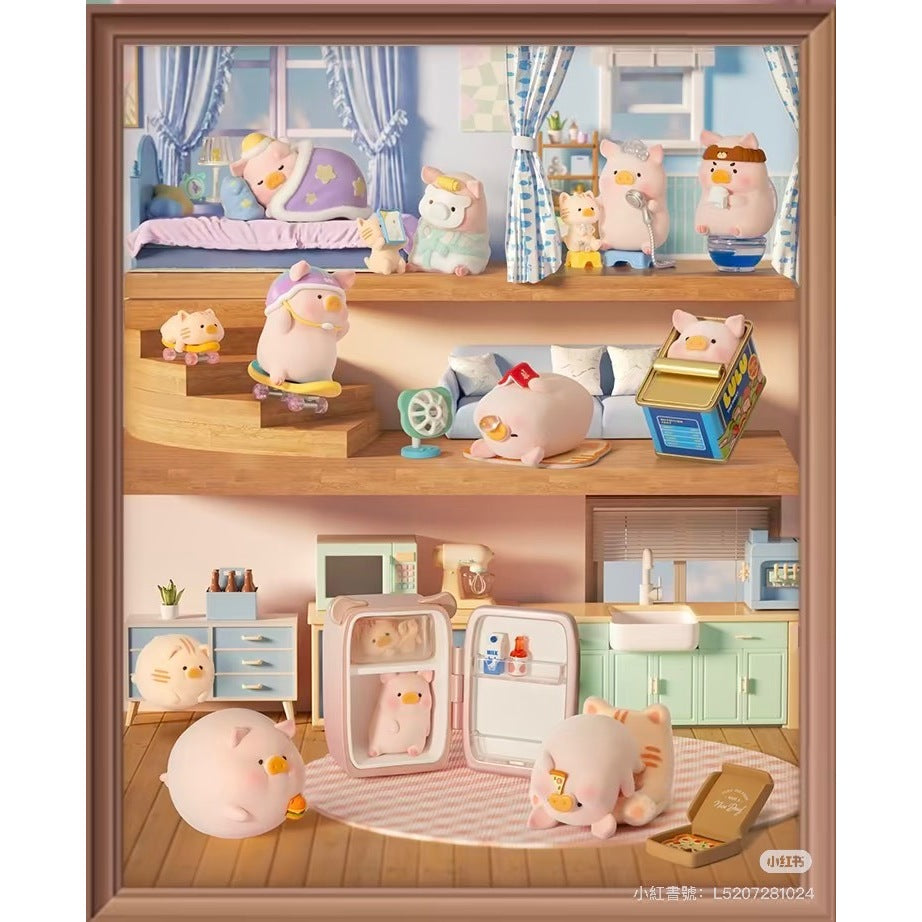 快速預購 ✅ Lulu豬 宅豬相伴 確認款 罐頭豬 52toys 公仔 盲盒 擺件 開罐有肉 不倒翁豬 飽脹豬豬 隱藏