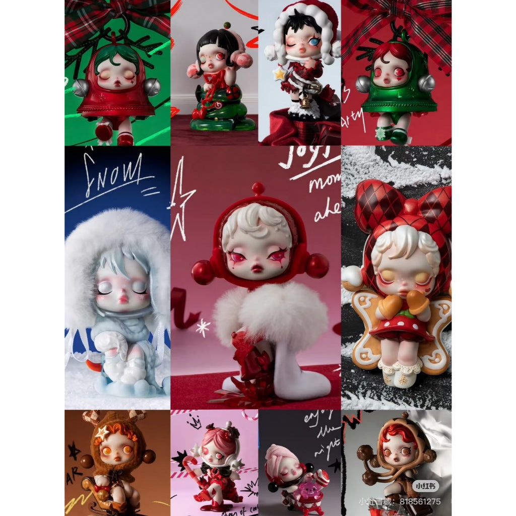 快速預購 ✅  Skullpanda 許願時間到 確認款 盲盒 盒玩 聖誕 隱藏 公仔 泡泡瑪特 願望頌歌 雪地詩人