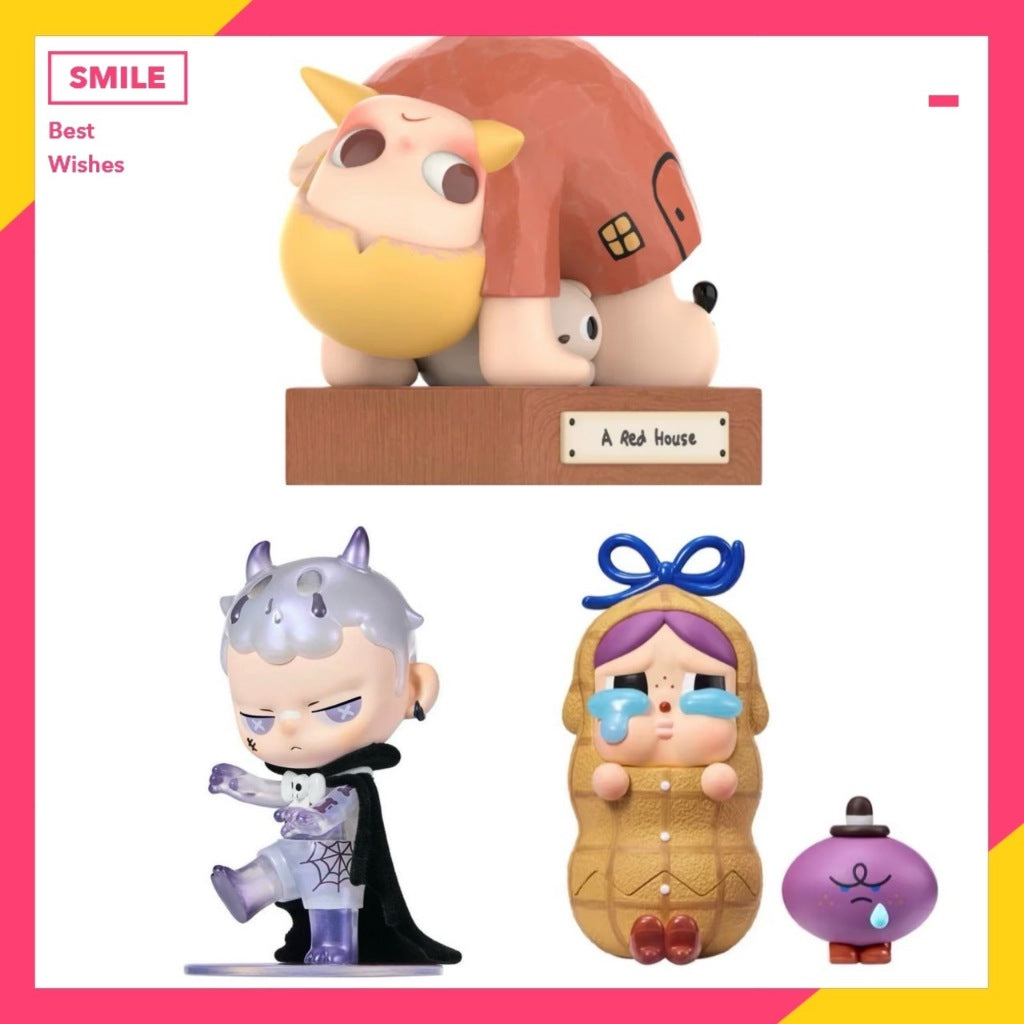 快速預購 ✅ 哭娃 破碎花生 小房子 crybaby 哭娃 Zsiga Kubo count phanton 吊卡 公仔