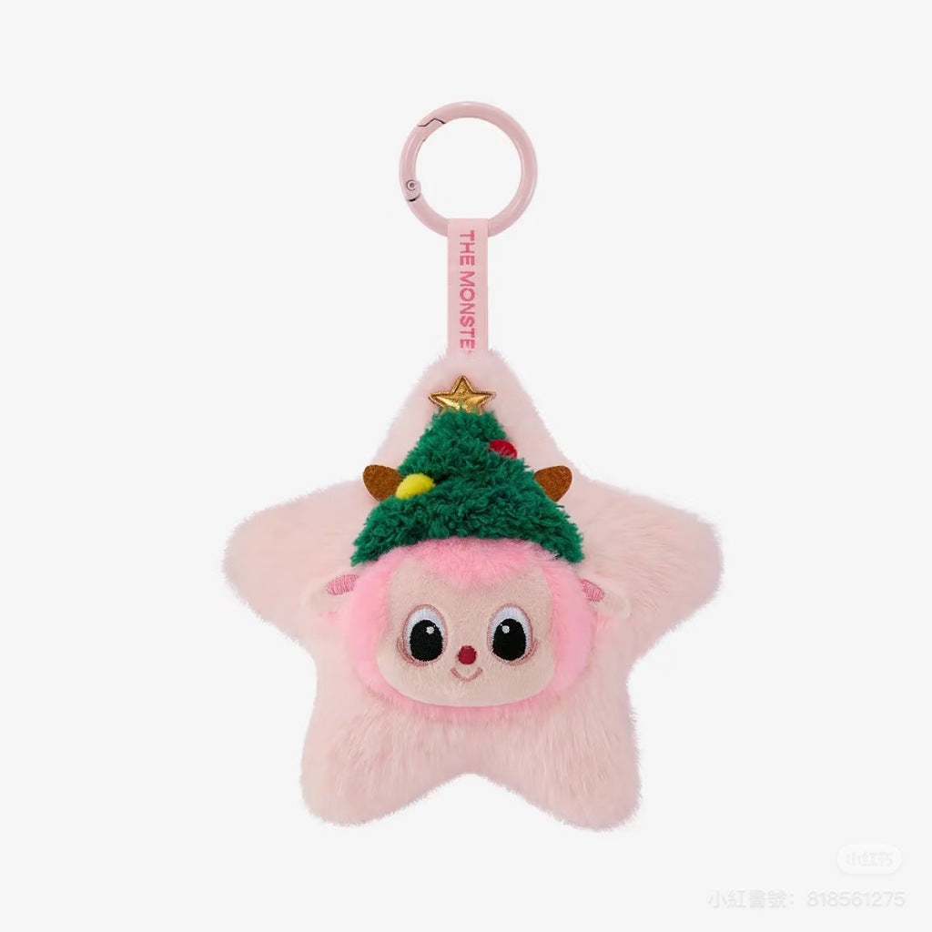 快速預購 ✅ Labubu 閃閃毛絨掛件 聖誕 毛絨掛飾 拉布布 tycoco 公仔 吊飾 泡泡瑪特 發光吊飾 聖誕裝飾