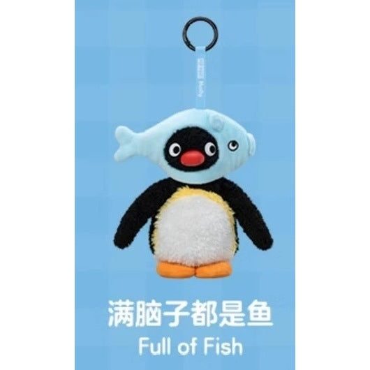 快速預購 🔥 Baby Molly × PINGU 快樂垂釣 搪膠掛件 毛絨娃娃 掛飾 企鵝 茉莉 公仔 盲盒 確認款