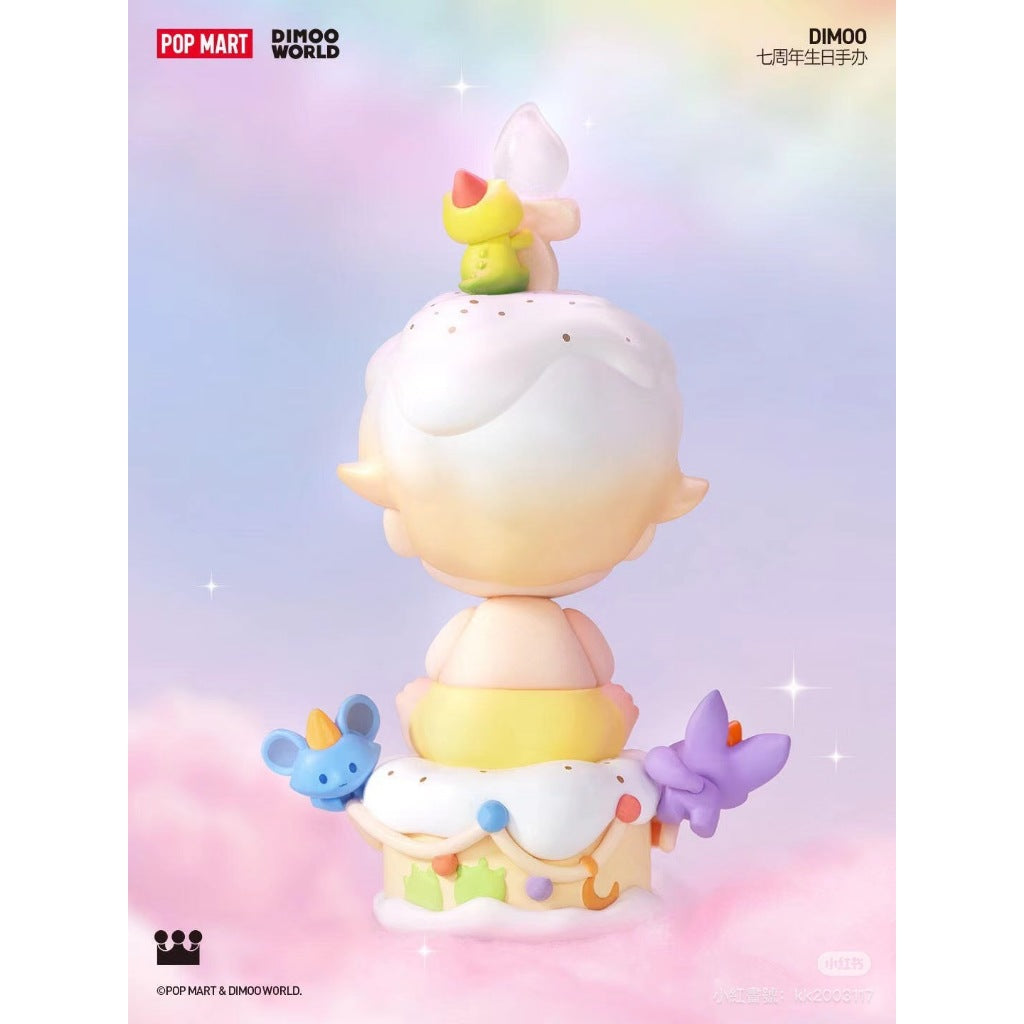 快速預購 ✅ Dimoo 七週年吊卡 生日吊卡 七週年 生日手辦 泡泡瑪特 popmart 公仔 盲盒 禮盒 週年吊卡