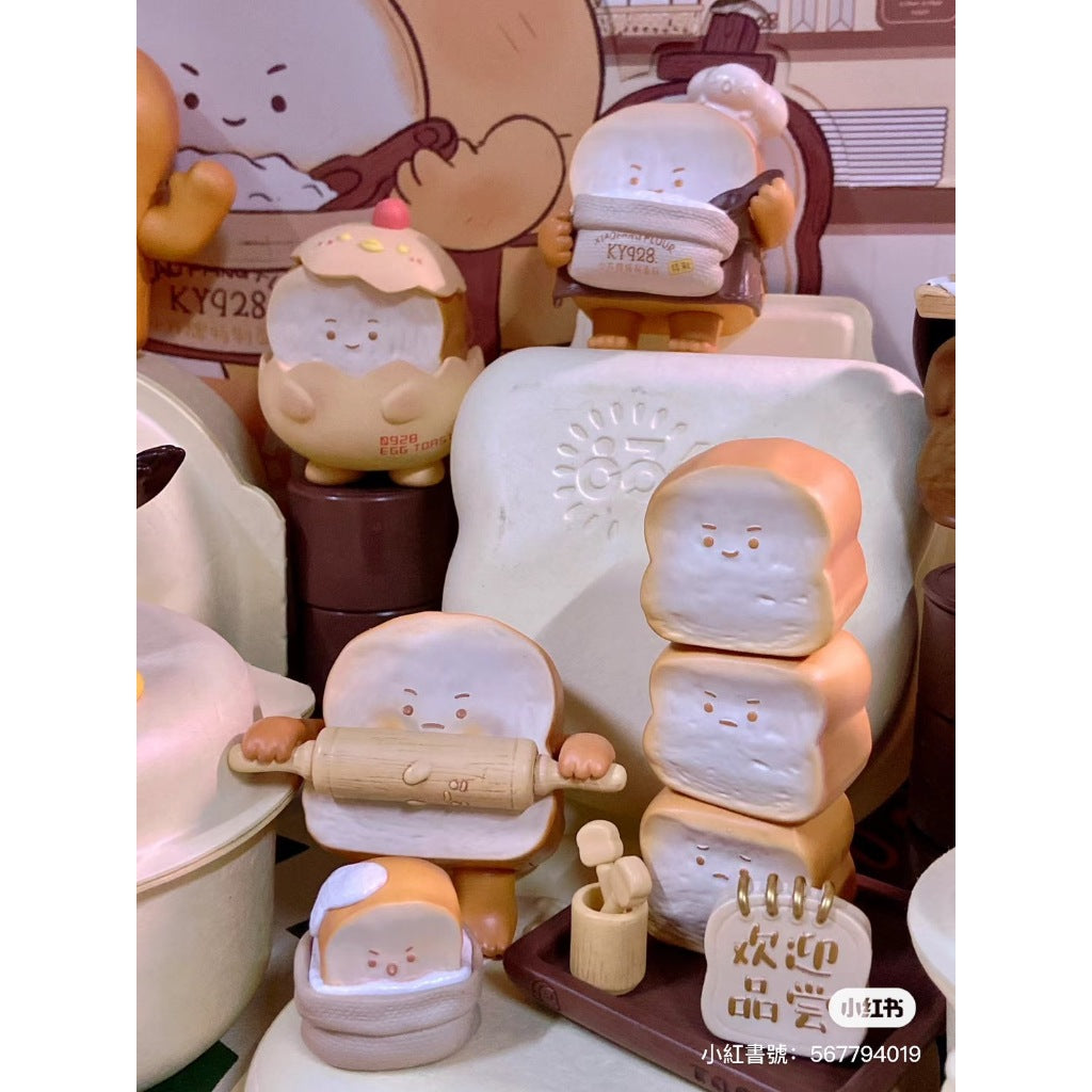 快速預購 ✅ Ky928 小方的烘培日常 公仔 盲盒 確認款 擀自己 盒玩 烤小方 麵包店 今日之星 試吃店員 隱藏