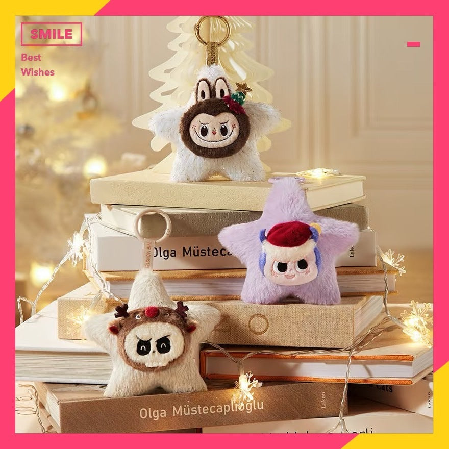 快速預購 ✅ Labubu 閃閃毛絨掛件 聖誕 毛絨掛飾 拉布布 tycoco 公仔 吊飾 泡泡瑪特 發光吊飾 聖誕裝飾