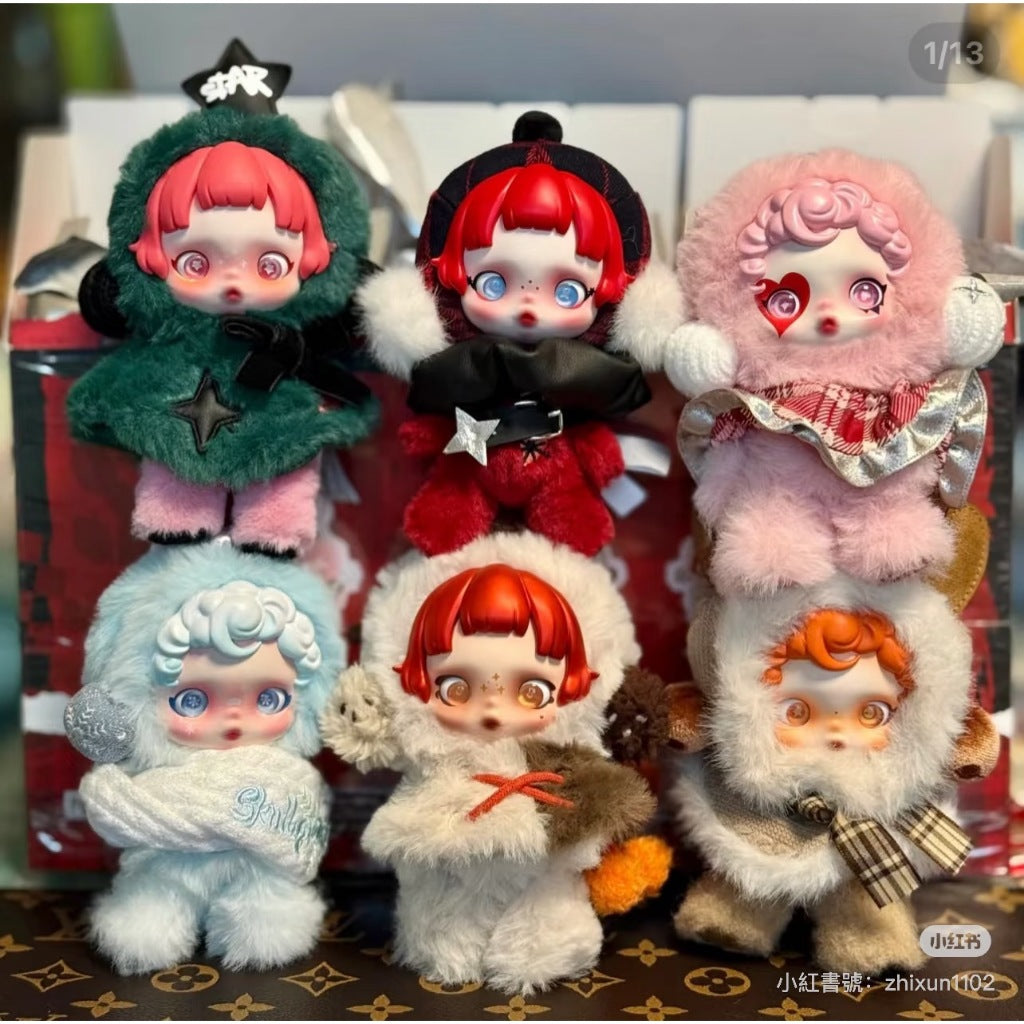 快速預購🔥 Skullpanda 冬季樂章 毛絨搪膠掛件 泡泡瑪特 popmart 吊卡 禮物 娃娃 吊飾 冬日樂章