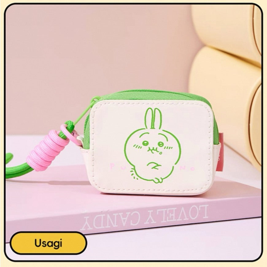 快速預購🔥 Miniso 吉伊卡哇 皮革 耳機包 零錢包 名創優品 烏薩奇 小八 chiikawa 飛鼠 小包 收納包