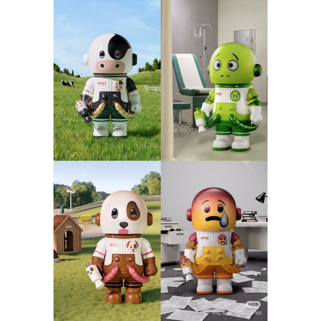 快速預購 ⚡ Molly 100% emoji 四代 泡泡瑪特 Pop mart MEGA SPACE 確認款 公仔