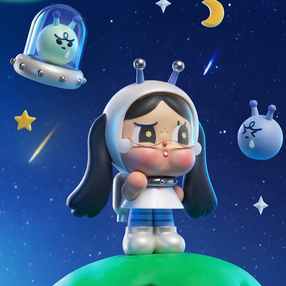 現貨秒發 ✅ 哭娃 哭泣銀河 吊卡 宇宙女孩 泰國限定 泡泡瑪特 cry baby popmart 公仔 手辦 宇航員