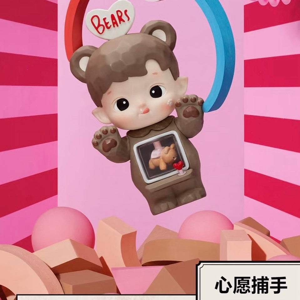 快速預購🔥 Hacipupu 轉轉時光機 確認款 泡泡瑪特 公仔 popmart  營業小哈 隱藏 大熊和小熊 豬豬旅行