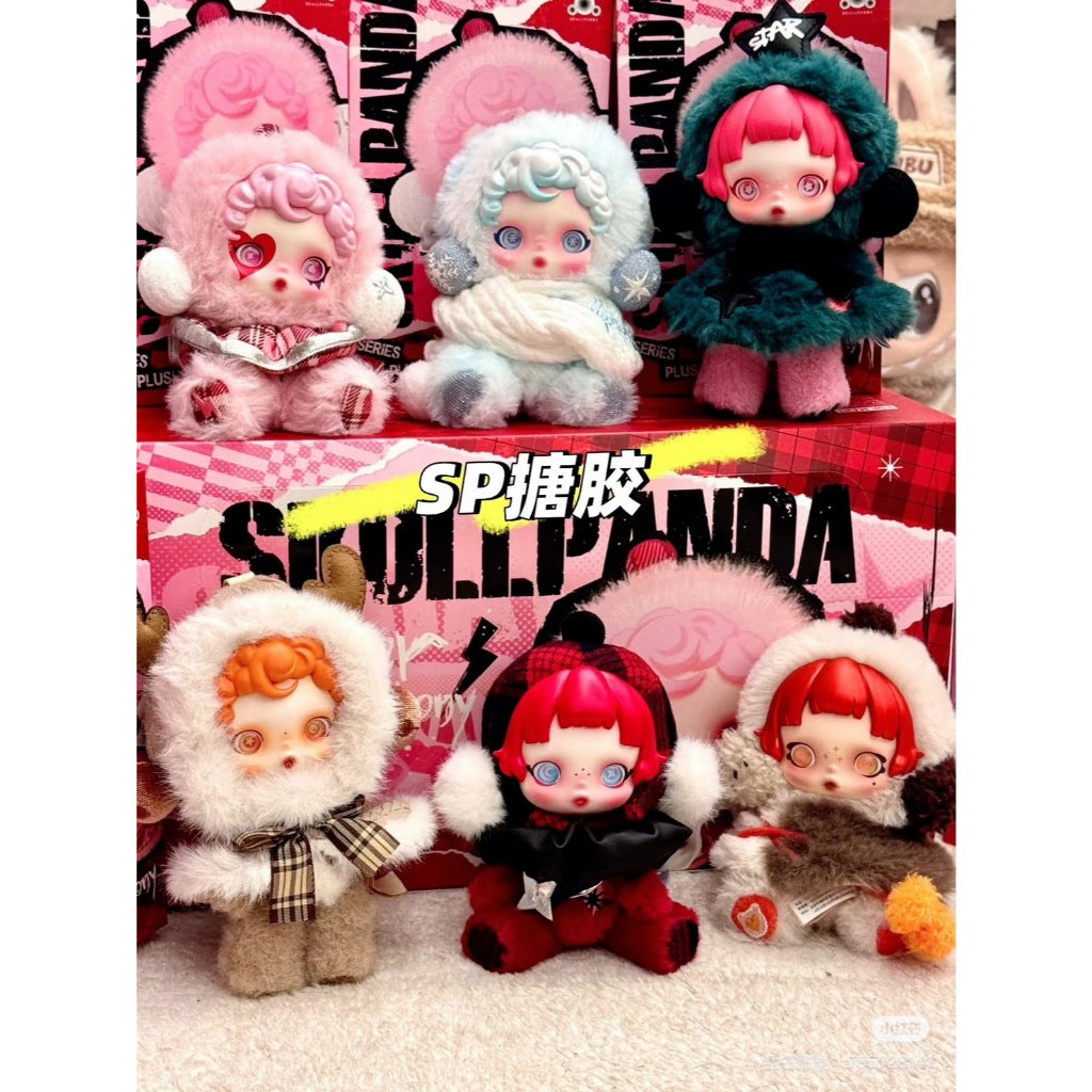 快速預購🔥 Skullpanda 冬季樂章 毛絨搪膠掛件 泡泡瑪特 popmart 吊卡 禮物 娃娃 吊飾 冬日樂章