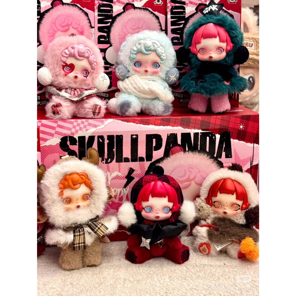 快速預購🔥 Skullpanda 冬季樂章 毛絨搪膠掛件 泡泡瑪特 popmart 吊卡 禮物 娃娃 吊飾 冬日樂章