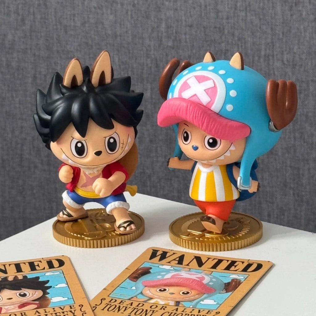 快速預購 ✅ Labubu 海賊王 確認款 隱藏 泡泡瑪特 拉布布 盲盒 公仔 喬巴 魯夫 蒙奇D 路飛 popmart