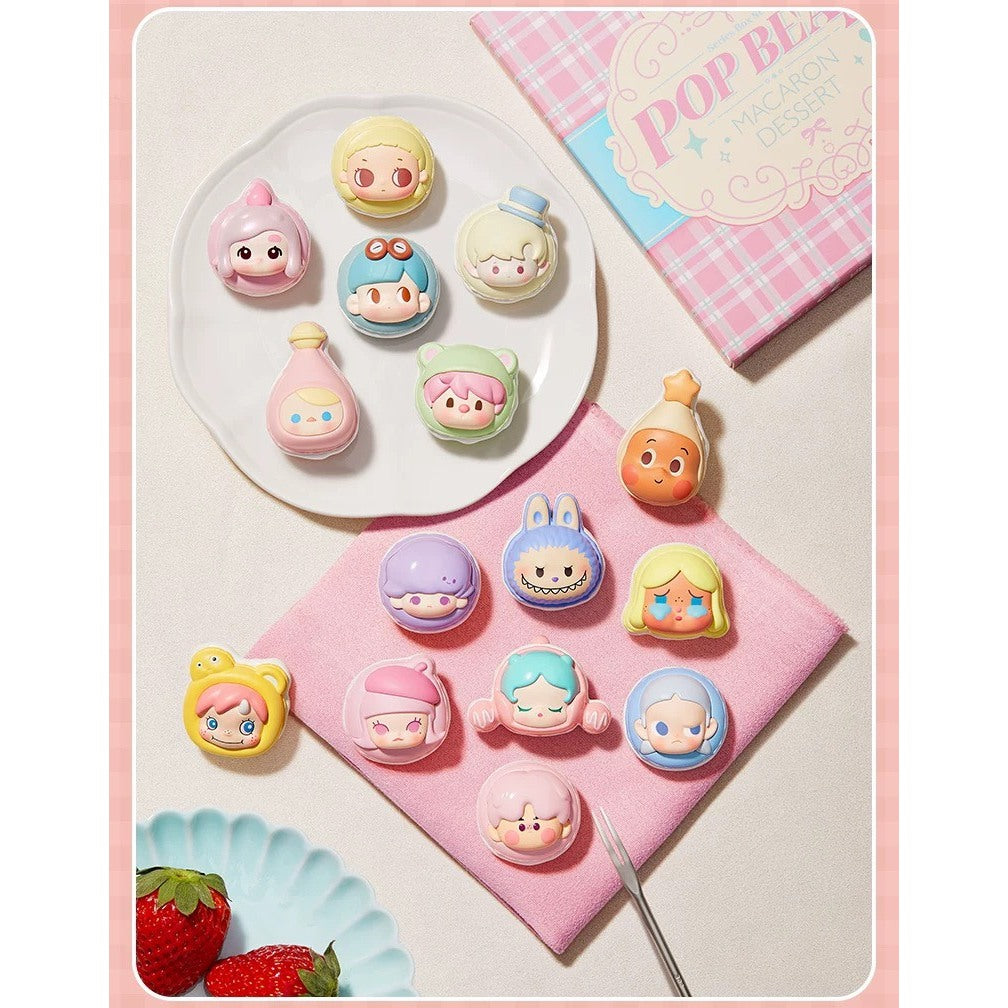 快速預購 ✅ 馬卡龍甜品萌粒 泡泡萌粒 pop bean 食玩 迷你公仔 泡泡瑪特 萌粒收納  labubu 異形瓶