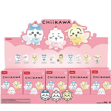 快速預購🔥 Miniso 吉伊卡哇 快樂伙伴 確認款 盲盒 名創優品 烏薩奇 小八 chiikawa 公仔 精靈 飛鼠