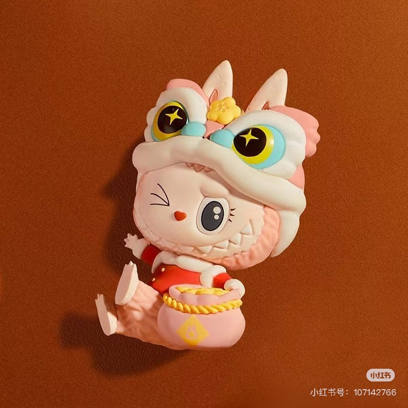 快速預購🔥 樂園限定 寶你發財 冰箱貼 mokoko Labubu 新年冰箱貼 小吊卡 泡泡瑪特樂園 popmart