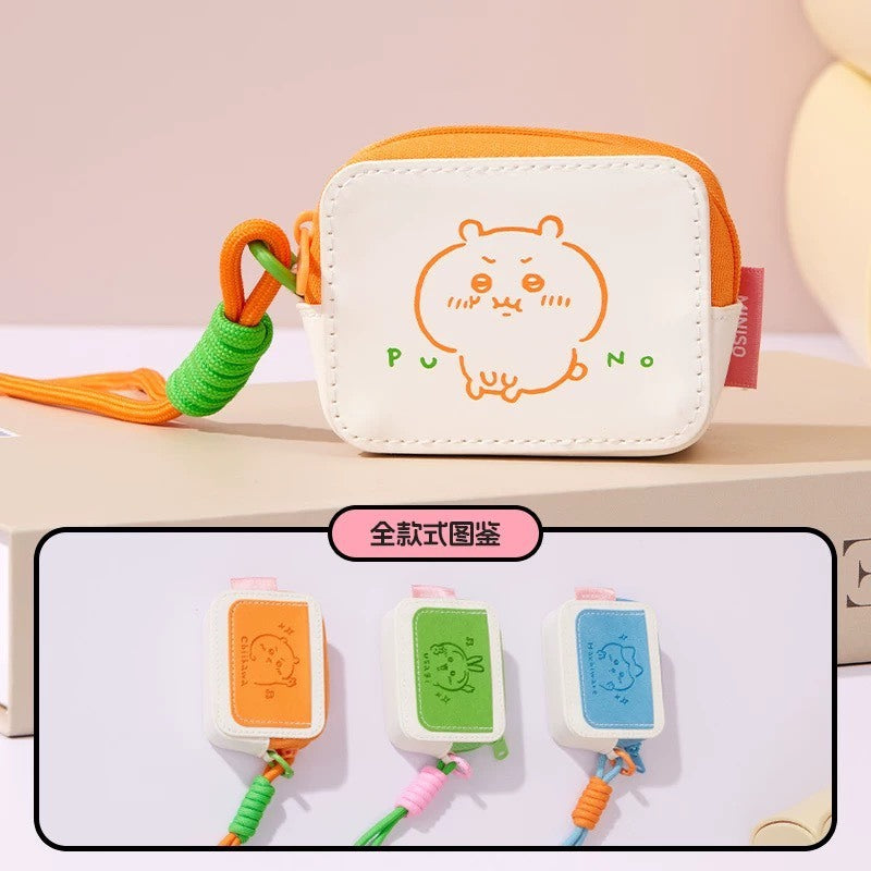 快速預購🔥 Miniso 吉伊卡哇 皮革 耳機包 零錢包 名創優品 烏薩奇 小八 chiikawa 飛鼠 小包 收納包