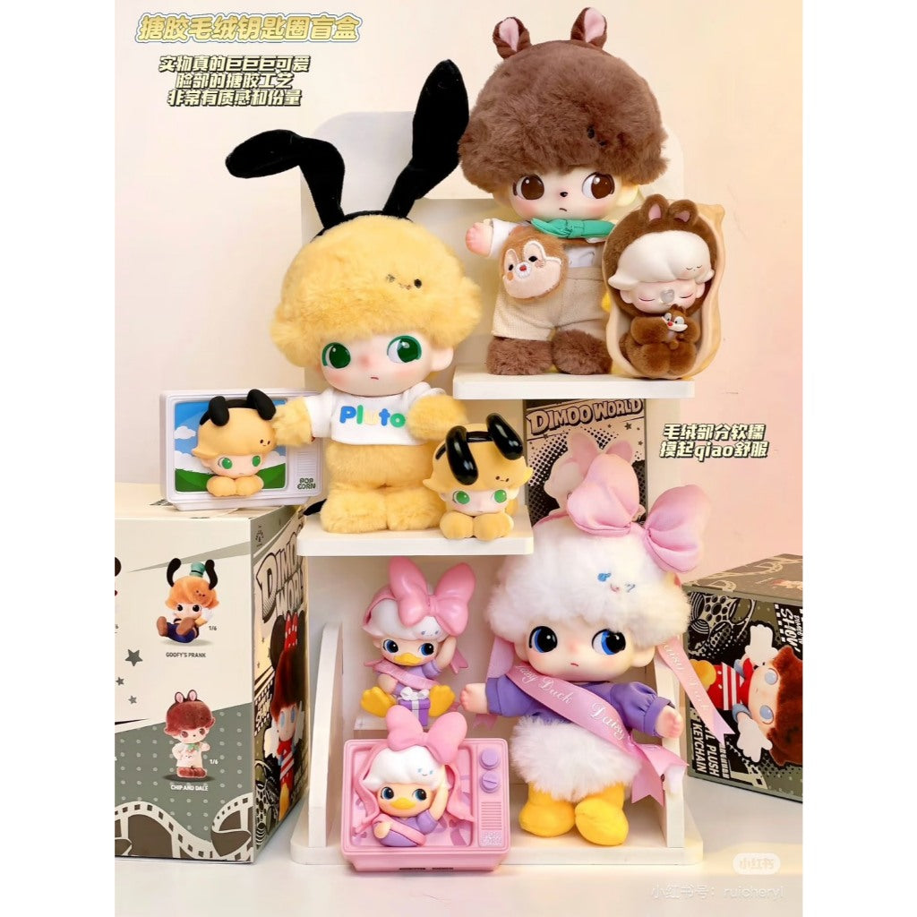 快速預購🔥 Dimoo 迪士尼搪膠聯名 確認款 盲盒 泡泡瑪特 公仔 popmart 奇奇和蒂蒂 米妮的氣球 毛絨娃娃