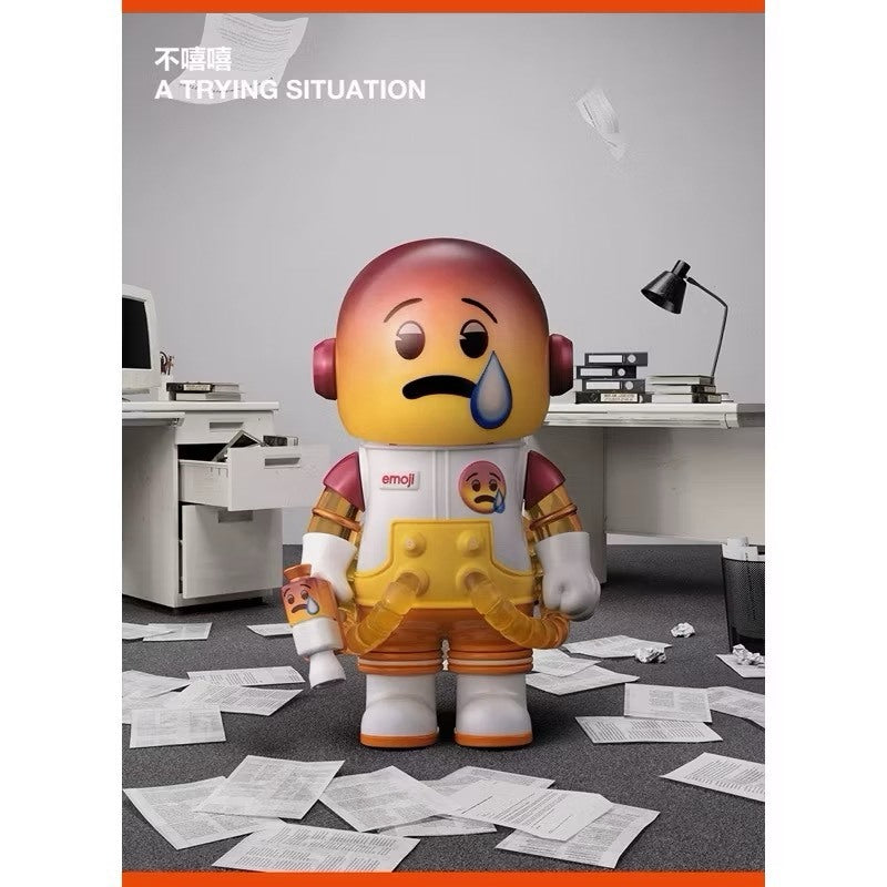 快速預購 ⚡ Molly 100% emoji 四代 泡泡瑪特 Pop mart MEGA SPACE 確認款 公仔