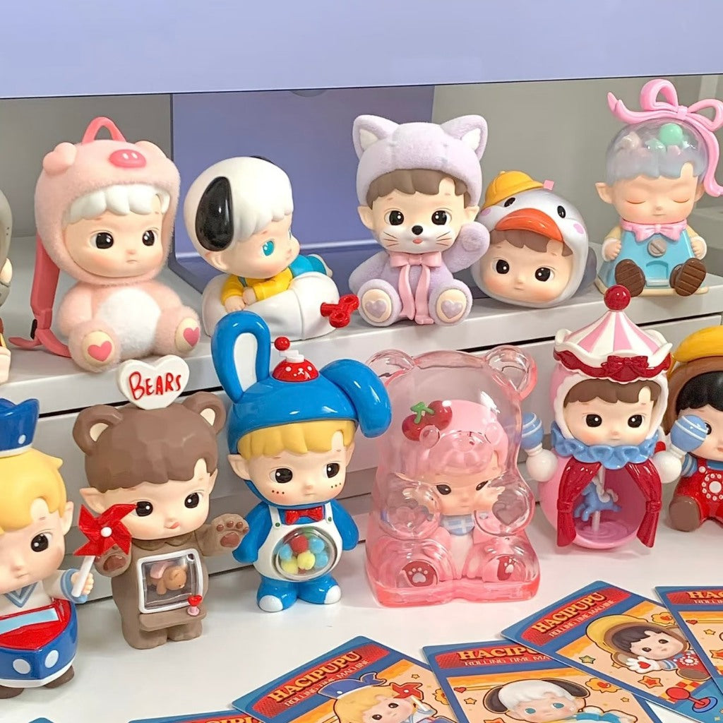 快速預購🔥 Hacipupu 轉轉時光機 確認款 泡泡瑪特 公仔 popmart  營業小哈 隱藏 大熊和小熊 豬豬旅行