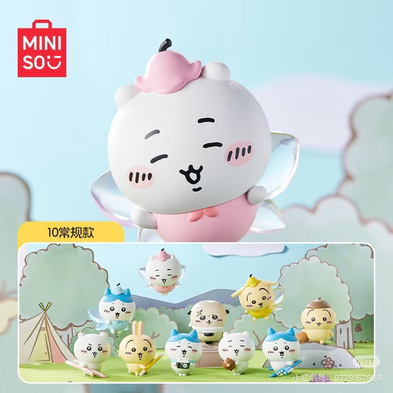 快速預購🔥 Miniso 吉伊卡哇 快樂伙伴 確認款 盲盒 名創優品 烏薩奇 小八 chiikawa 公仔 精靈 飛鼠