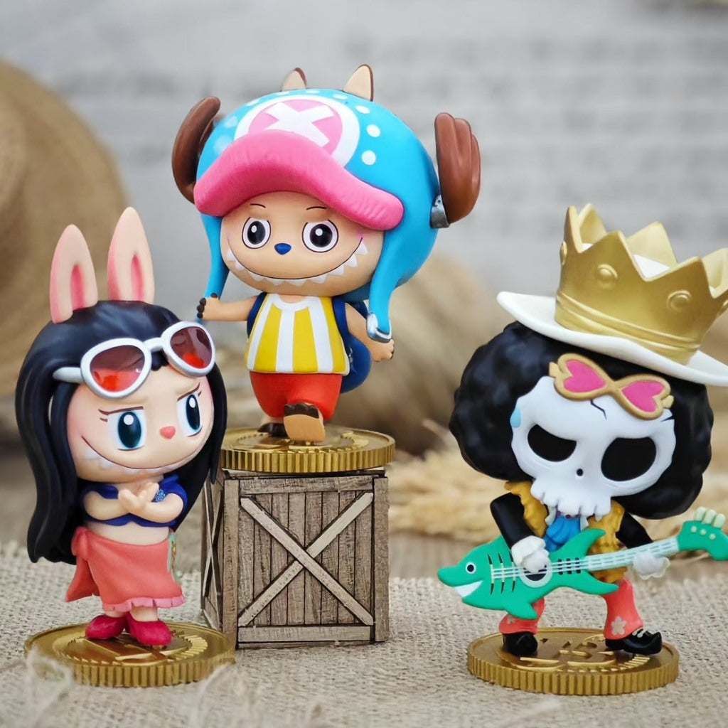 快速預購 ✅ Labubu 海賊王 確認款 隱藏 泡泡瑪特 拉布布 盲盒 公仔 喬巴 魯夫 蒙奇D 路飛 popmart