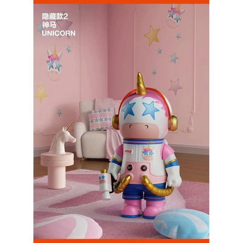 快速預購 ⚡ Molly 100% emoji 四代 泡泡瑪特 Pop mart MEGA SPACE 確認款 公仔