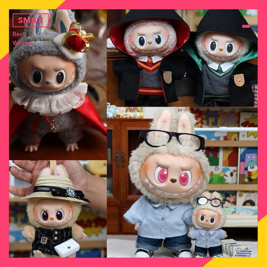 特價優惠中 🔥 Labubu 娃衣 配件 坐坐系列 馬卡龍系列 搪膠 毛絨 娃包 娃娃衣服 掛件 泡泡瑪特 公仔 收納包