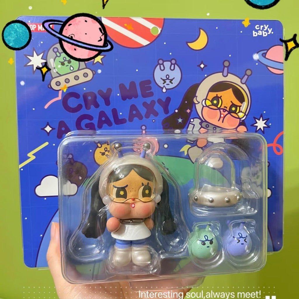 現貨秒發 ✅ 哭娃 哭泣銀河 吊卡 宇宙女孩 泰國限定 泡泡瑪特 cry baby popmart 公仔 手辦 宇航員