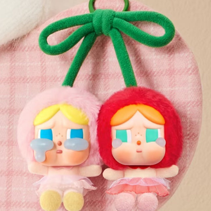 快速預購🔥 哭娃 甜在一起 毛絨搪膠掛件 耳機包 燈芯絨單肩包 漂浮 泡泡瑪特 公仔 CRY BABY 吊卡 哭哭熊