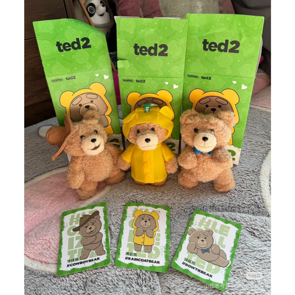 快速預購 ✅ Ted2 泰迪熊 毛絨掛件 確認款 泡泡瑪特共鳴 盲盒 公仔 可動毛絨娃娃 手辦 popmart 娃娃