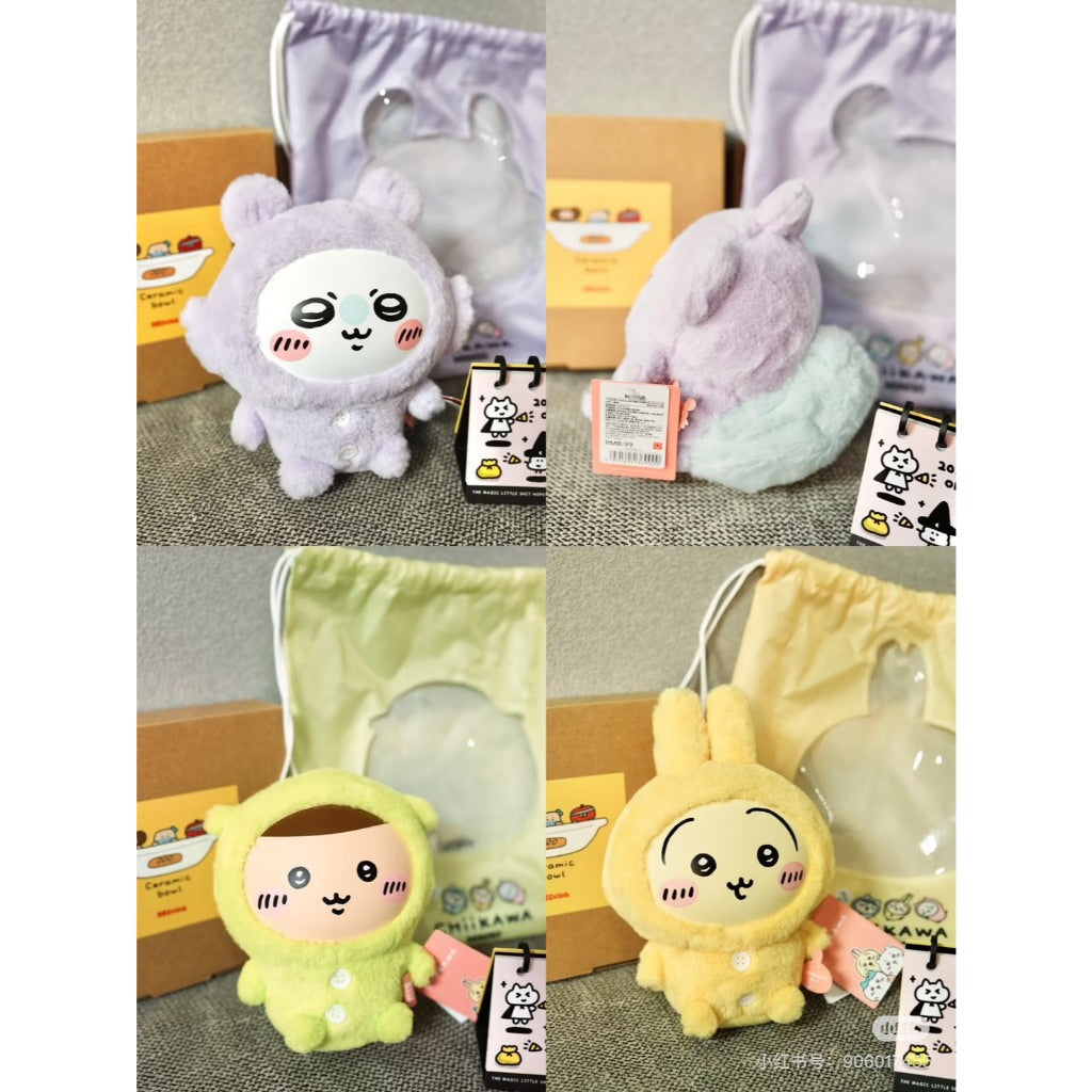 快速預購🔥 Miniso 吉伊卡哇 束口袋 睡衣搪膠 確認款 名創優品 烏薩奇 小八 變臉 chiikawa 毛絨公仔