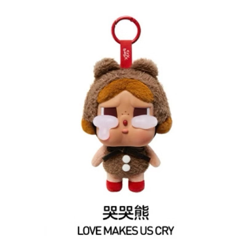 快速預購🔥 哭娃 眼淚工廠 毛絨搪膠掛件 泡泡瑪特 公仔 CRY BABY popmart 吊卡 禮物 手辦 娃娃 吊飾
