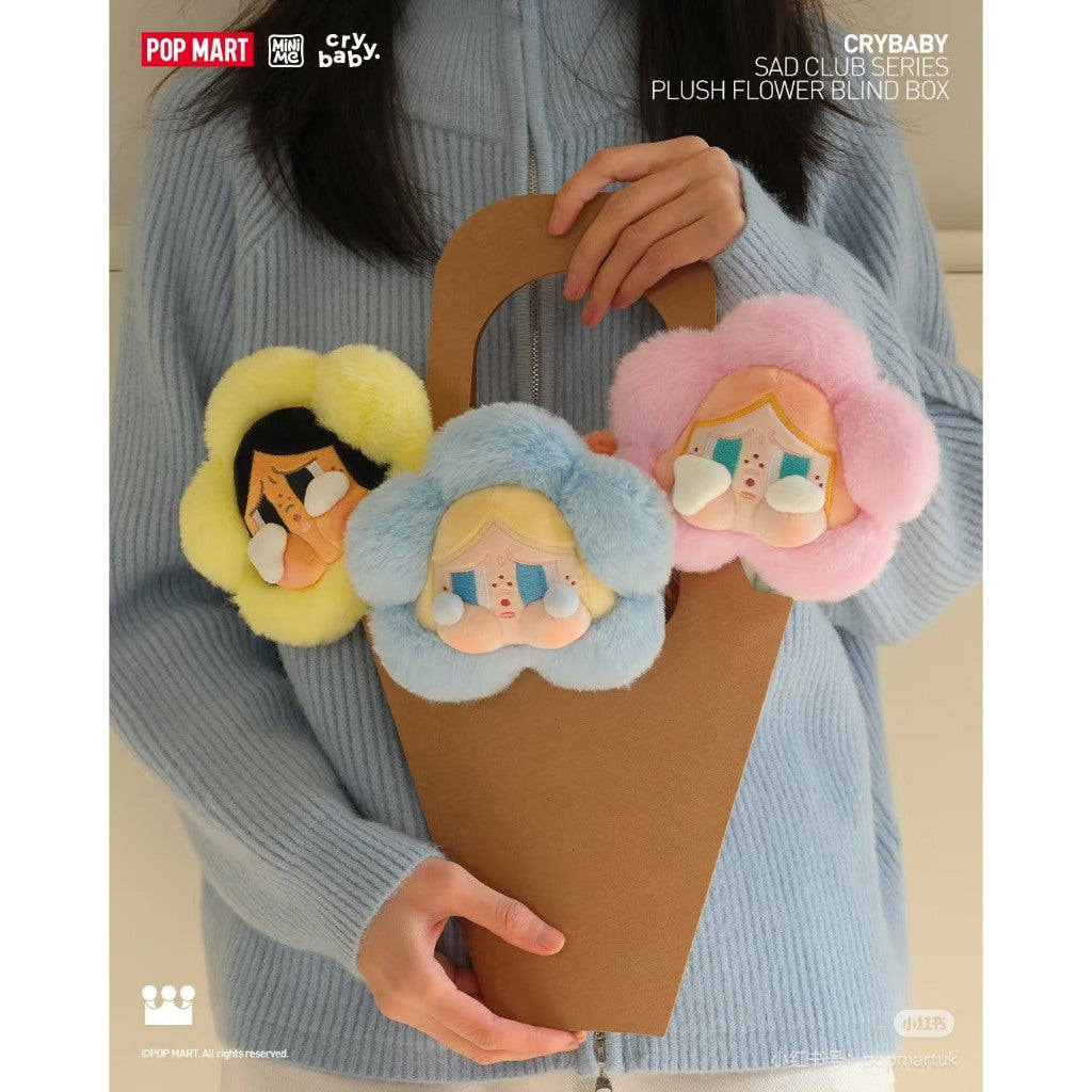 快速預購🔥 哭娃 毛絨花束 確認款 悲傷俱樂部 泡泡瑪特 公仔 CRY BABY popmart 娃娃 櫻桃紅 隱藏