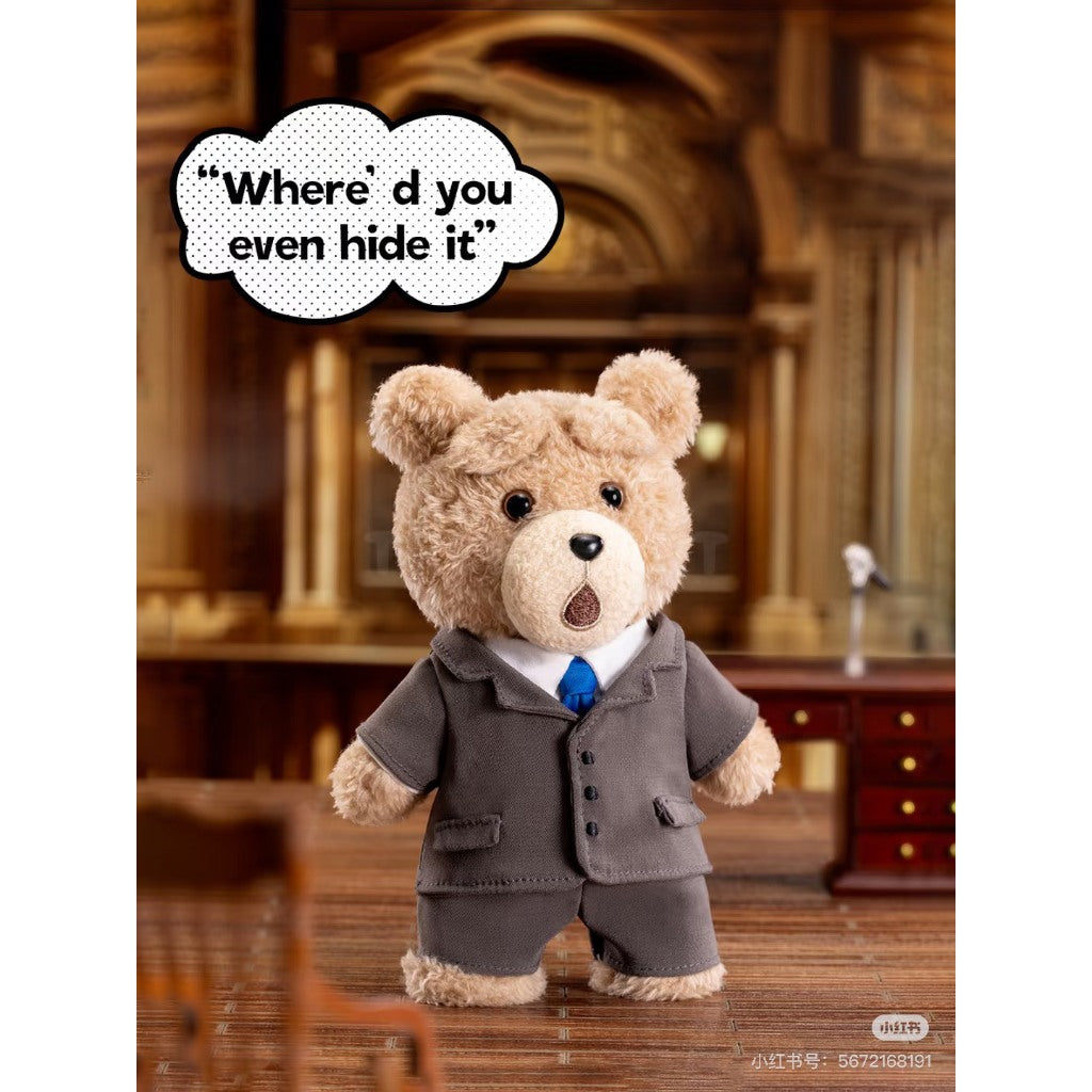 快速預購 ✅ Ted2 泰迪熊 毛絨掛件 確認款 泡泡瑪特共鳴 盲盒 公仔 可動毛絨娃娃 手辦 popmart 娃娃