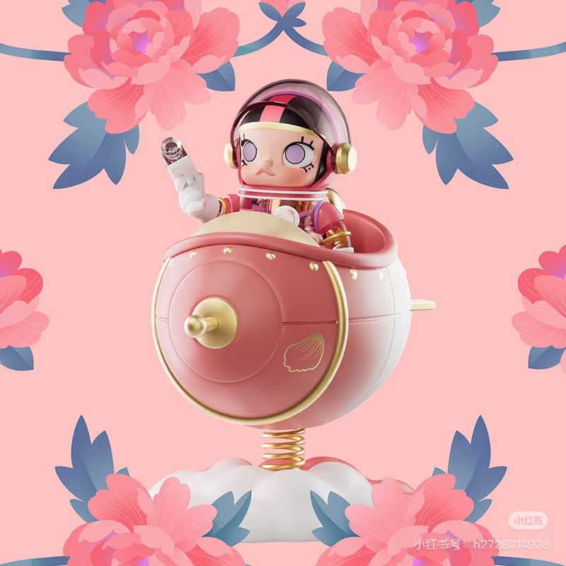 快速預購 ✅ Molly 綻放 100% 牡丹 吊卡 中國限定 泡泡瑪特 MEGA SPACE 100% 確認款 宇航員
