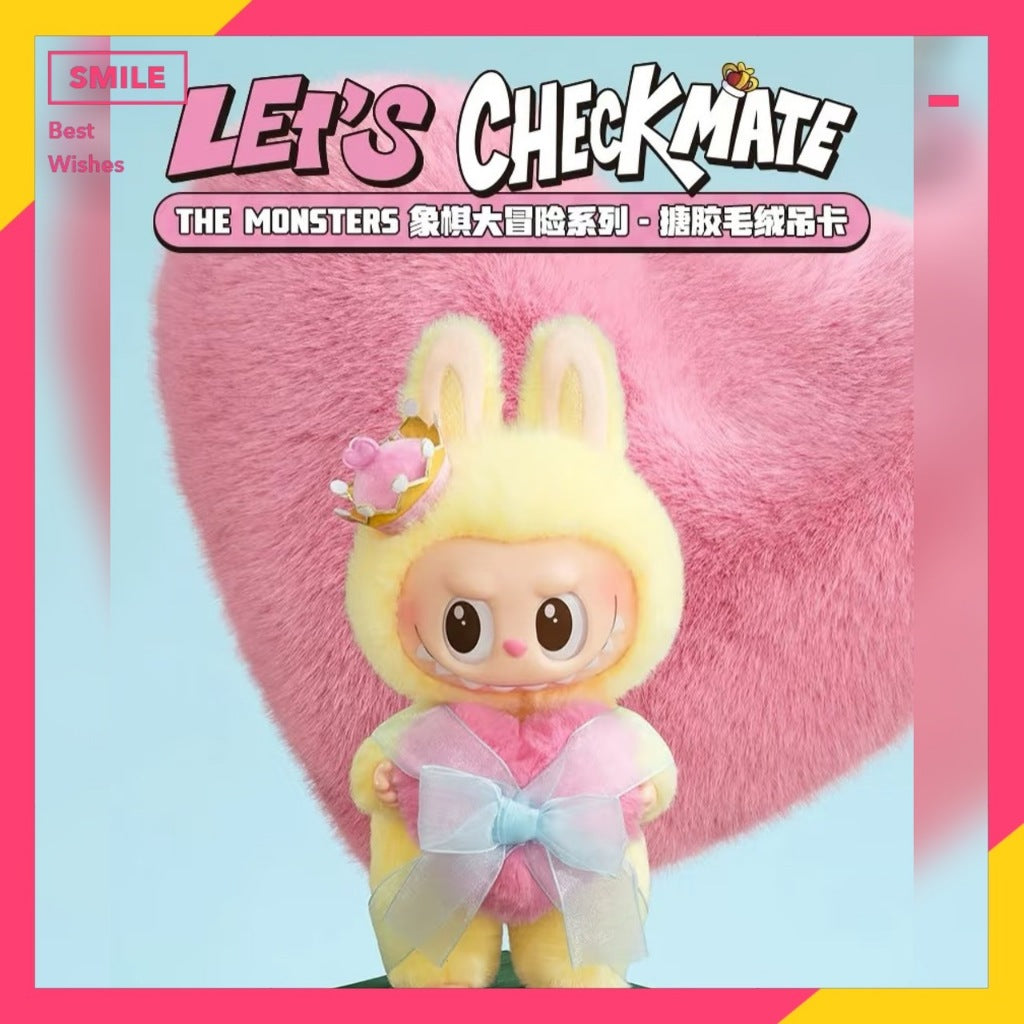 快速預購🔥 Labubu 象棋大冒險 The monster 搪膠毛絨吊卡 公仔 毛絨娃娃 泡泡瑪特 popmart