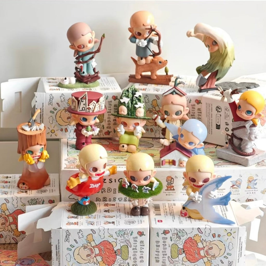 快速預購 ✅ Zsiga 沿線走的人 確認款 隱藏 泡泡瑪特 盲盒 公仔 popmar 日記 讓風灌滿口袋 射箭的人