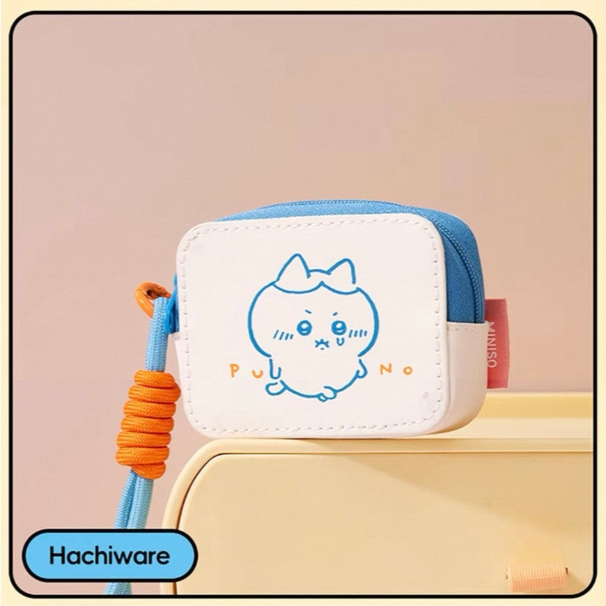 快速預購🔥 Miniso 吉伊卡哇 皮革 耳機包 零錢包 名創優品 烏薩奇 小八 chiikawa 飛鼠 小包 收納包