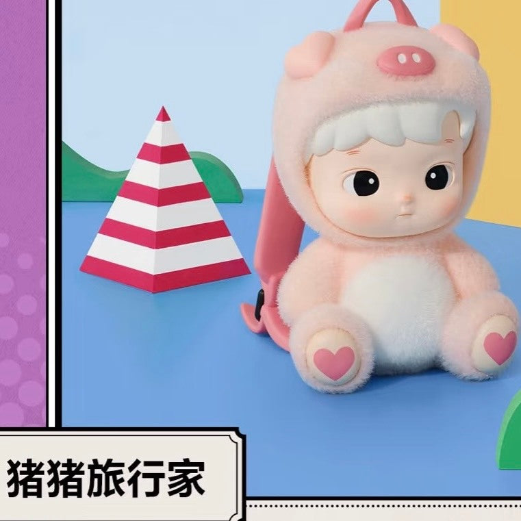 快速預購🔥 Hacipupu 轉轉時光機 確認款 泡泡瑪特 公仔 popmart  營業小哈 隱藏 大熊和小熊 豬豬旅行