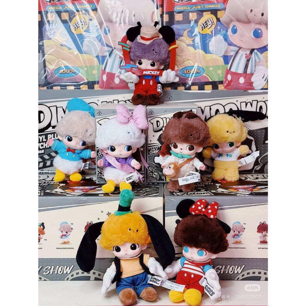 快速預購🔥 Dimoo 迪士尼搪膠聯名 確認款 盲盒 泡泡瑪特 公仔 popmart 奇奇和蒂蒂 米妮的氣球 毛絨娃娃