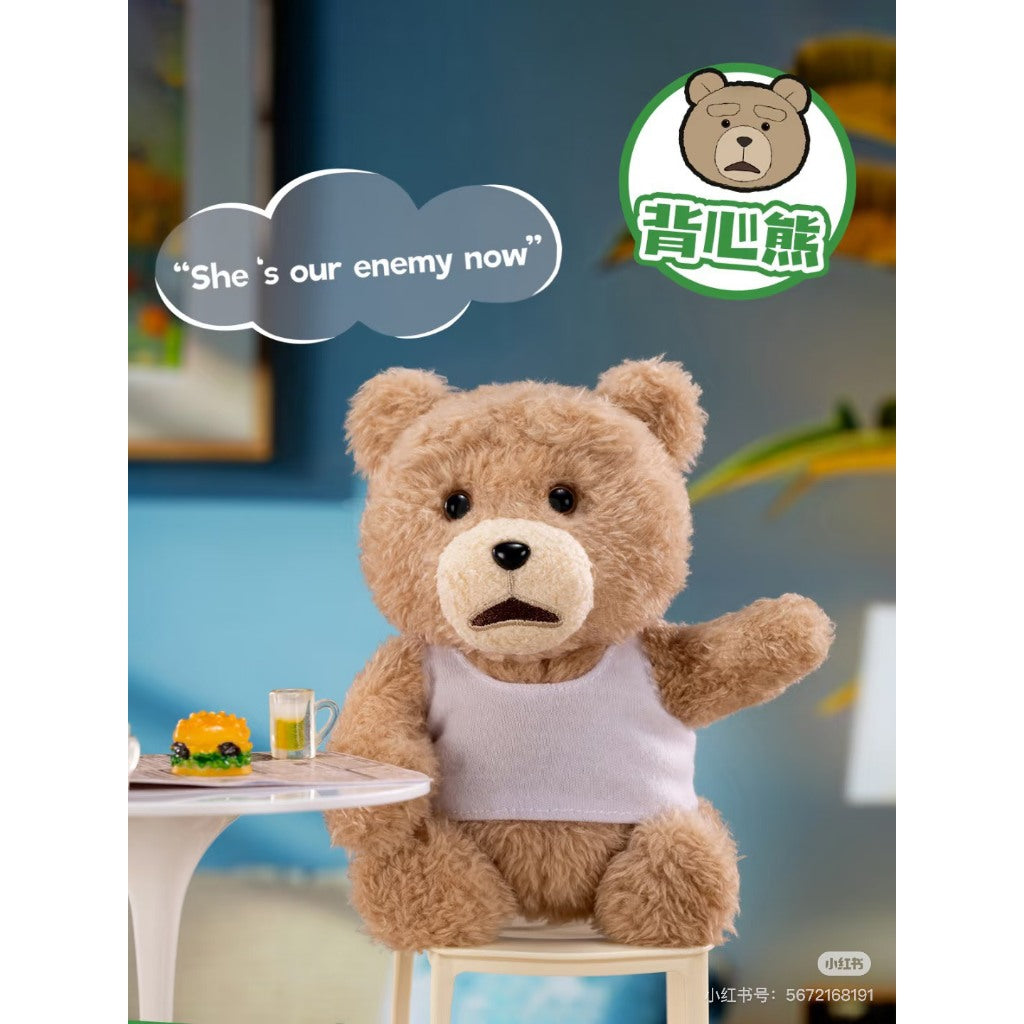 快速預購 ✅ Ted2 泰迪熊 毛絨掛件 確認款 泡泡瑪特共鳴 盲盒 公仔 可動毛絨娃娃 手辦 popmart 娃娃