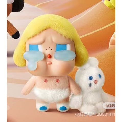 快速預購🔥 哭娃 眼淚工廠 毛絨搪膠掛件 泡泡瑪特 公仔 CRY BABY popmart 吊卡 禮物 手辦 娃娃 吊飾