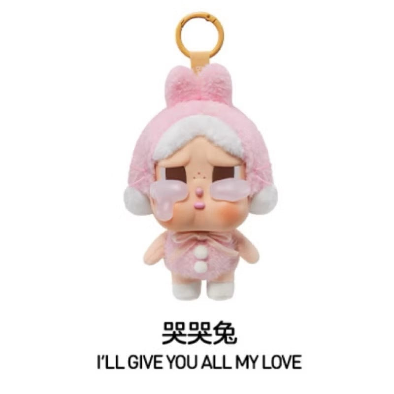 快速預購🔥 哭娃 眼淚工廠 毛絨搪膠掛件 泡泡瑪特 公仔 CRY BABY popmart 吊卡 禮物 手辦 娃娃 吊飾
