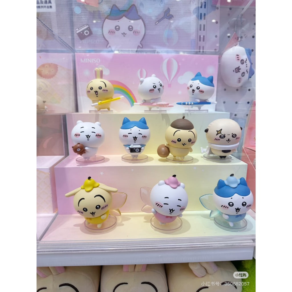 快速預購🔥 Miniso 吉伊卡哇 快樂伙伴 確認款 盲盒 名創優品 烏薩奇 小八 chiikawa 公仔 精靈 飛鼠
