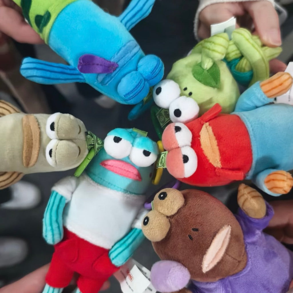 快速預購 ✅ 比奇堡的居民們 確認款 泡泡瑪特 毛絨掛件 公仔 毛絨娃娃 隱藏 海綿寶寶 打工魚 沙丁魚兄弟 呆呆魚