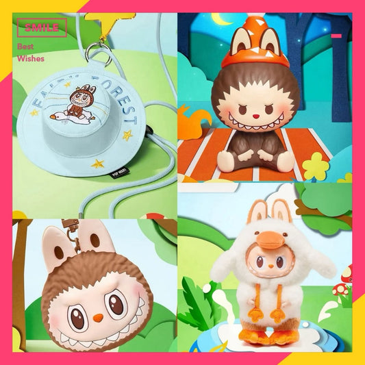 快速預購 ✅ Labubu 森林童話 等待序幕 萌粒 搪膠毛絨吊卡 耳機包 泡泡瑪特 公仔 popmart 積分兌換