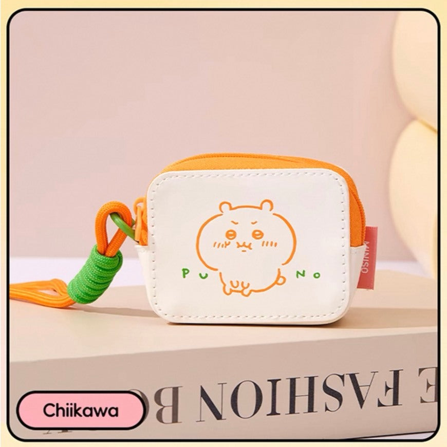 快速預購🔥 Miniso 吉伊卡哇 皮革 耳機包 零錢包 名創優品 烏薩奇 小八 chiikawa 飛鼠 小包 收納包